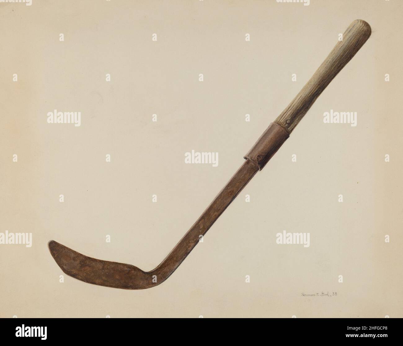 Corn Knife, 1938 Stock Photo Alamy