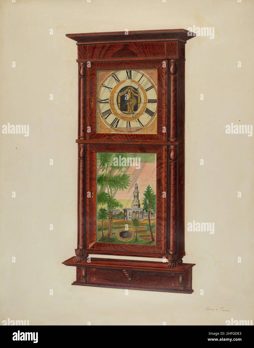 Wooden mantle clock hi-res stock photography and images - Alamy
