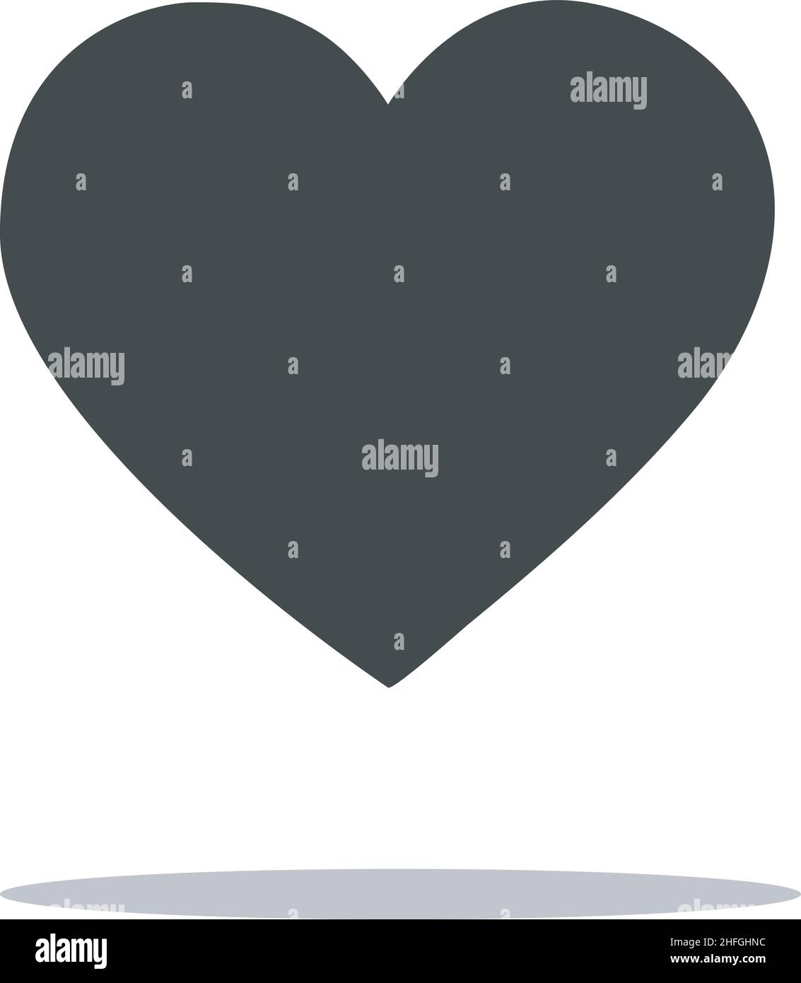 Heart icon vector. Perfect love Stock Vector Image & Art - Alamy