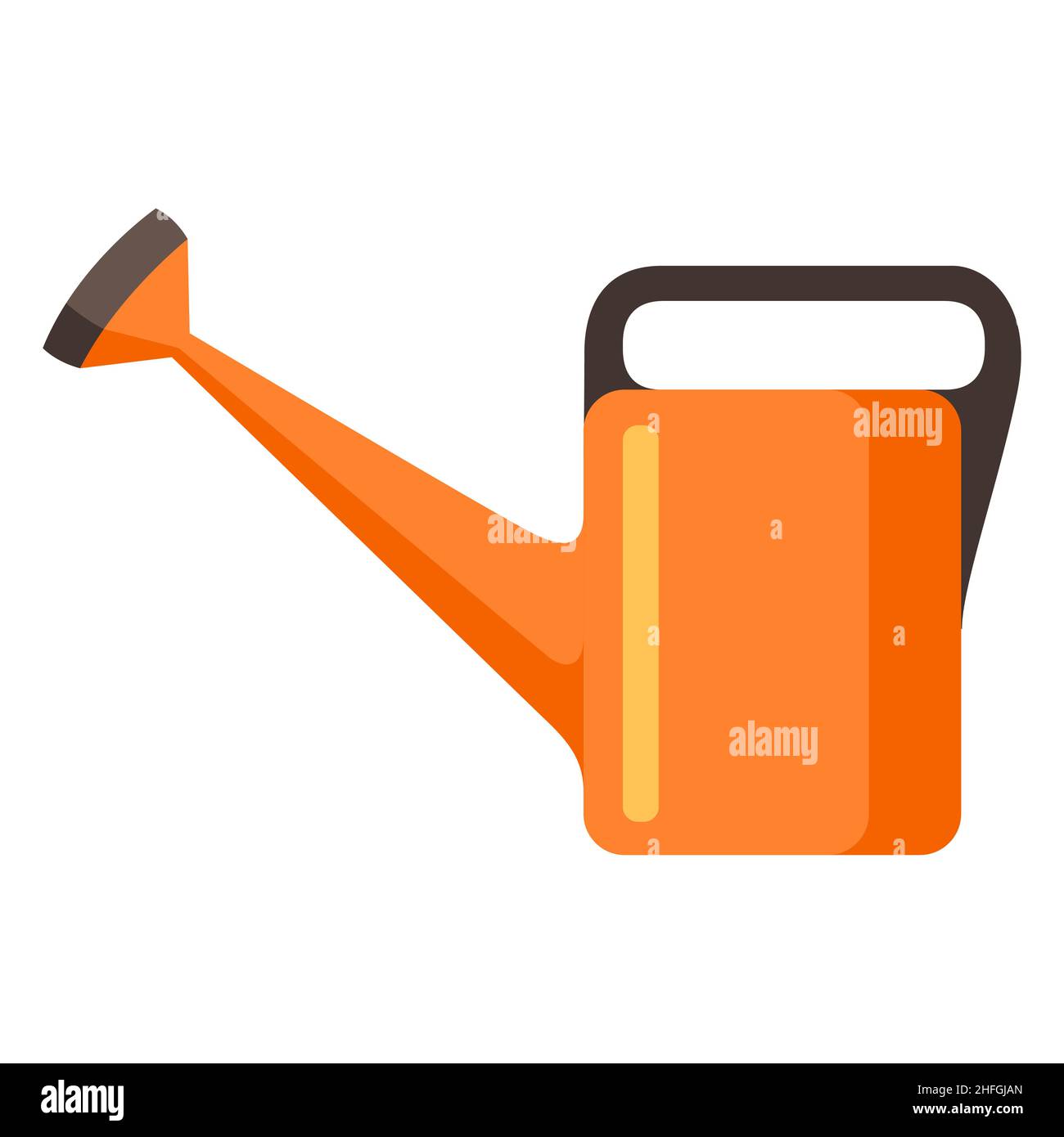 Illustration of watering can. Garden tools and equipment Stock Vector ...