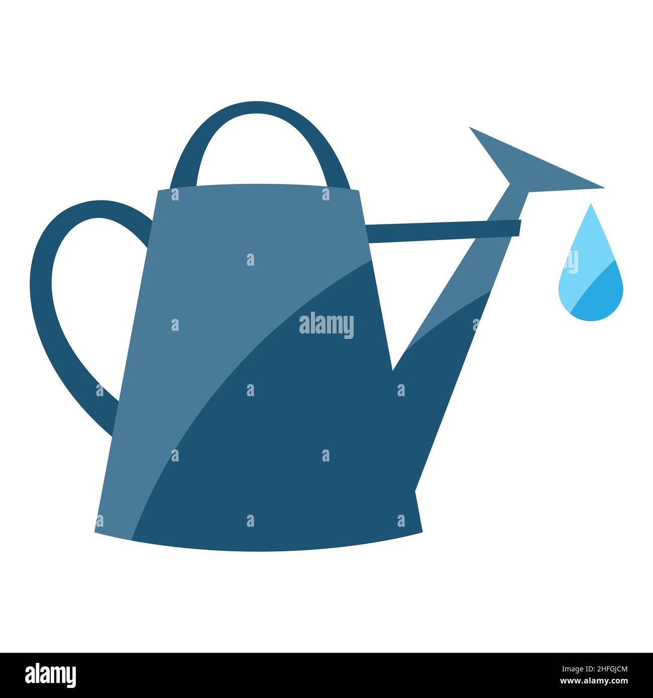 Illustration of watering can. Garden tools and equipment Stock Vector ...
