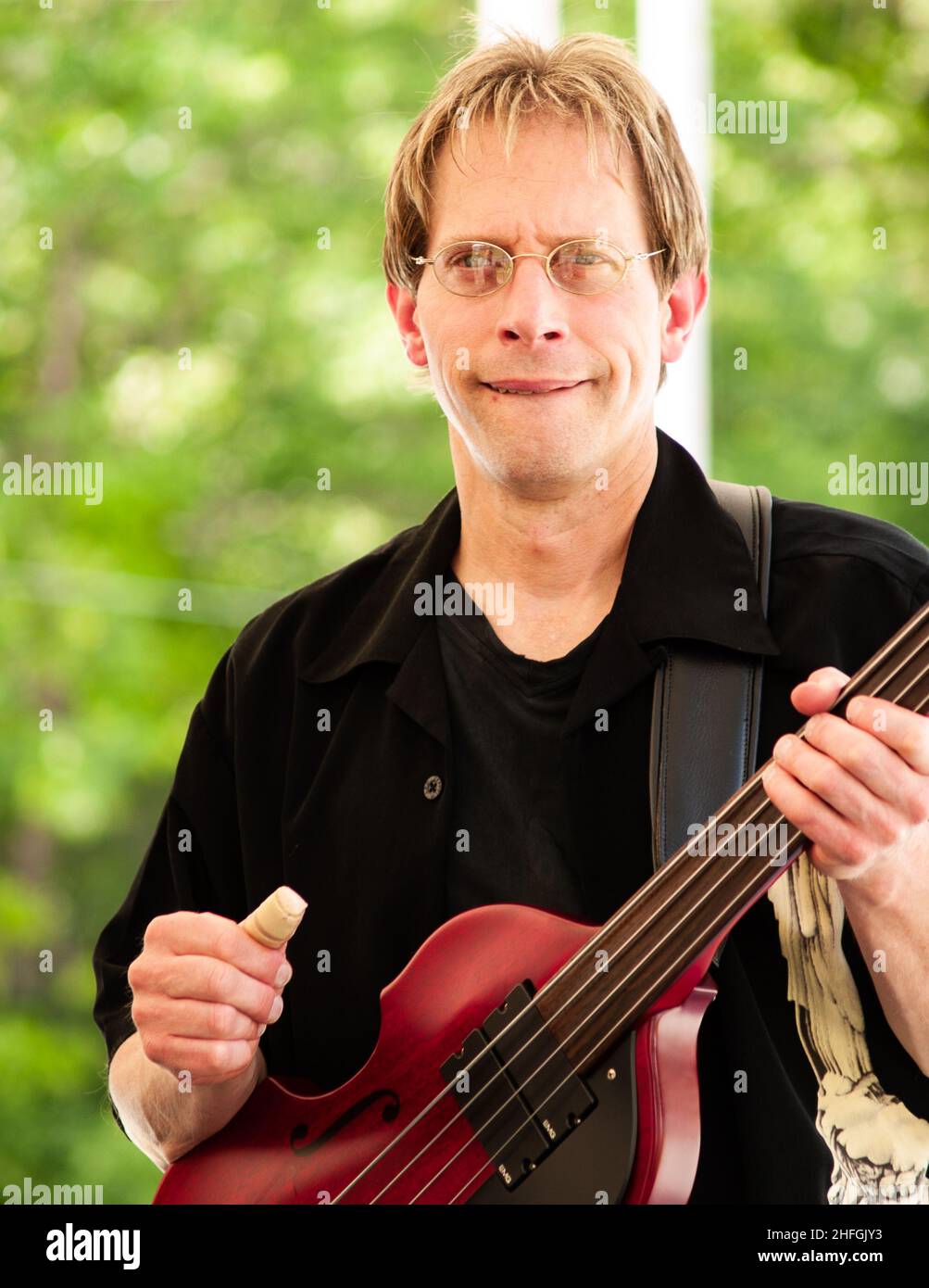 Jazz musician portrait Stock Photo - Alamy