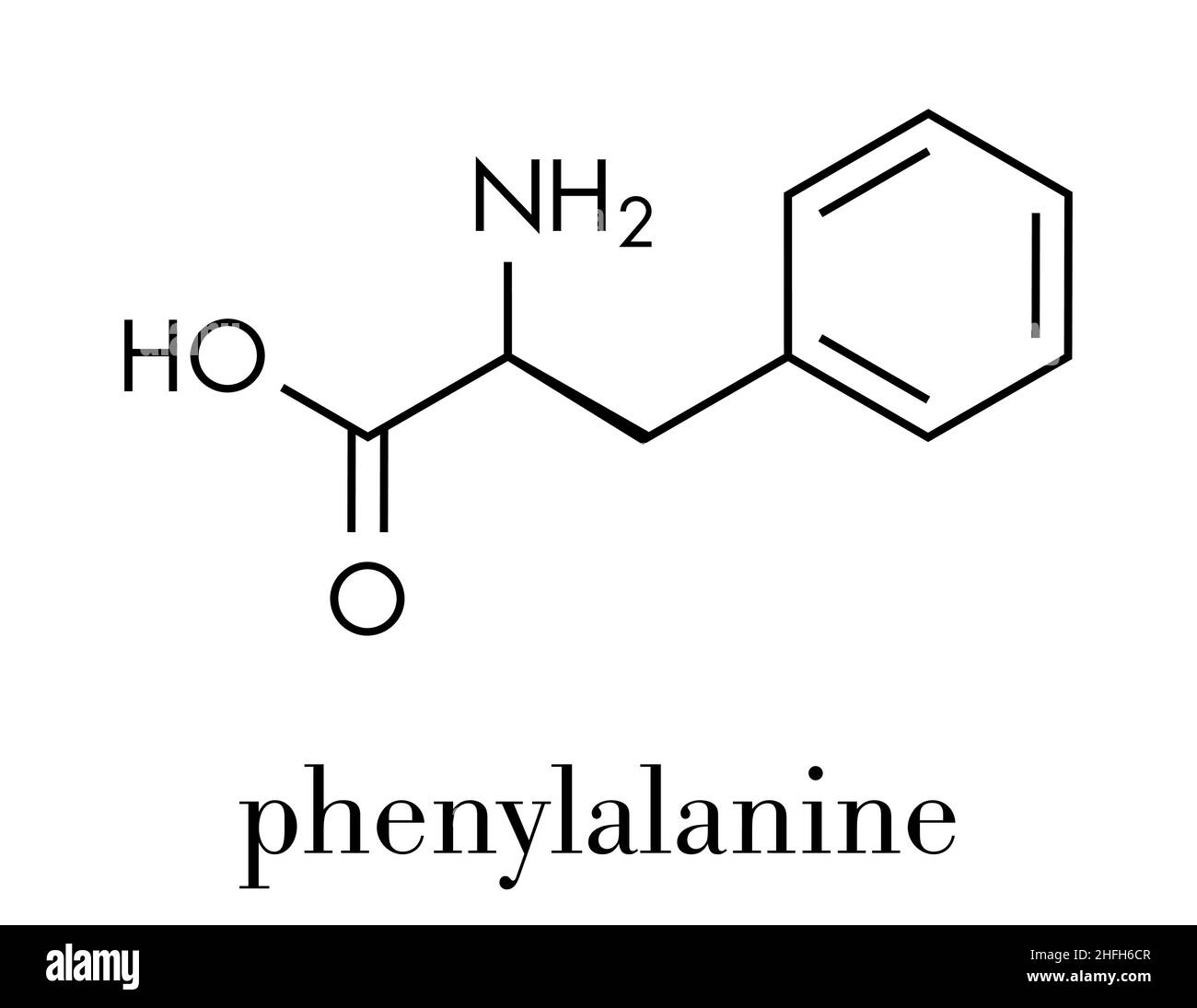 Phenylalanine phe amino acid Cut Out Stock Images & Pictures - Alamy