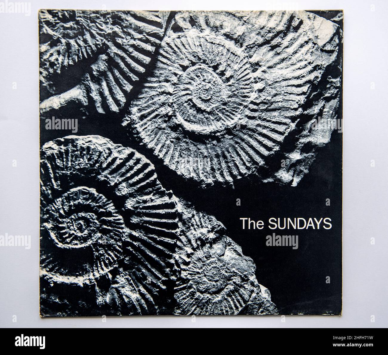 LP cover of Reading, Writing and Arithmetic, the debut studio album by The Sundays, released in 1990 Stock Photo