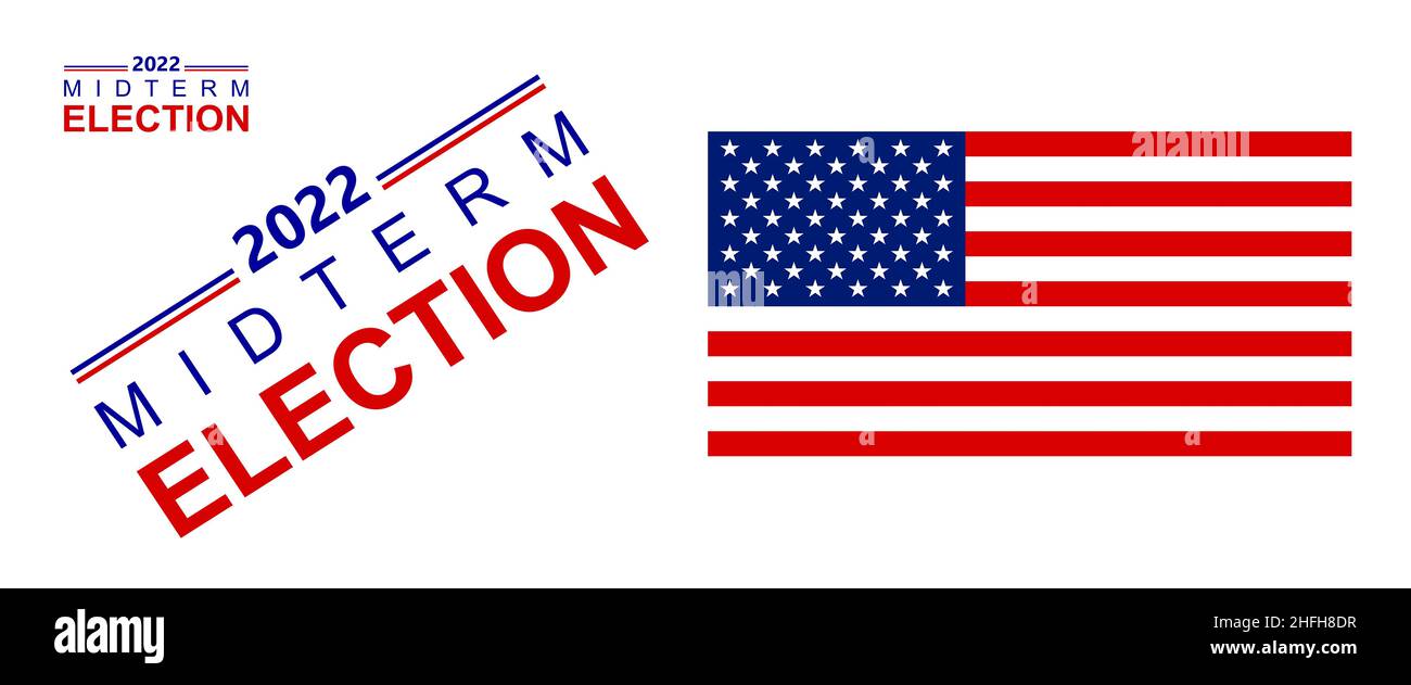 2022 US Midterm Election - United States election concept Stock Photo