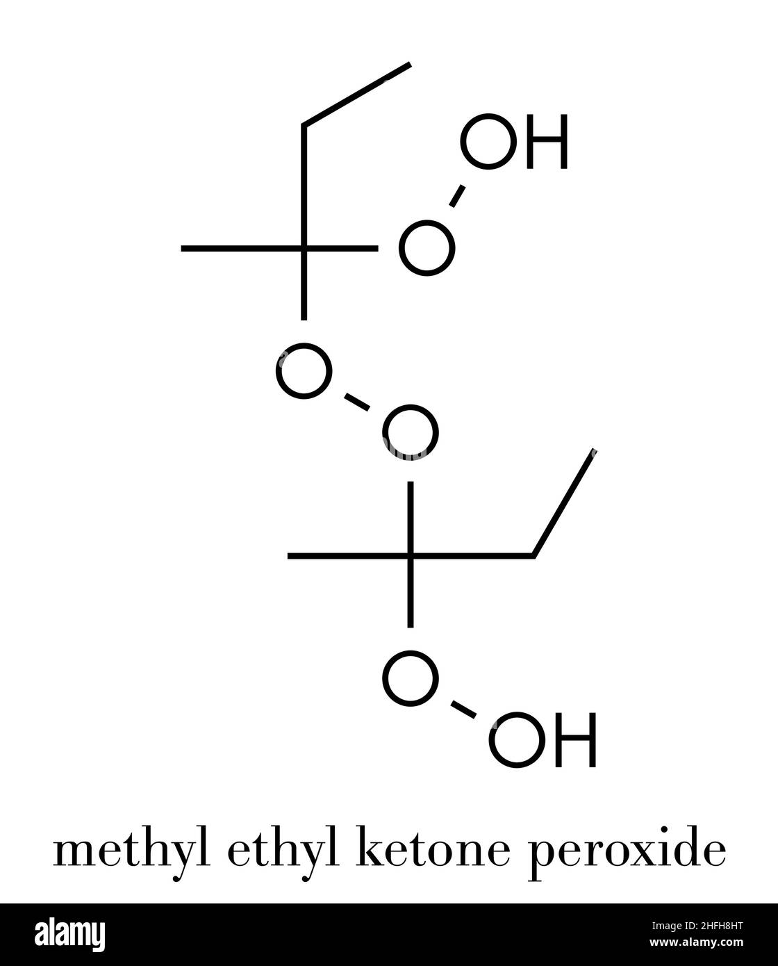 Methyl ethyl ketone peroxide Stock Vector Images Alamy