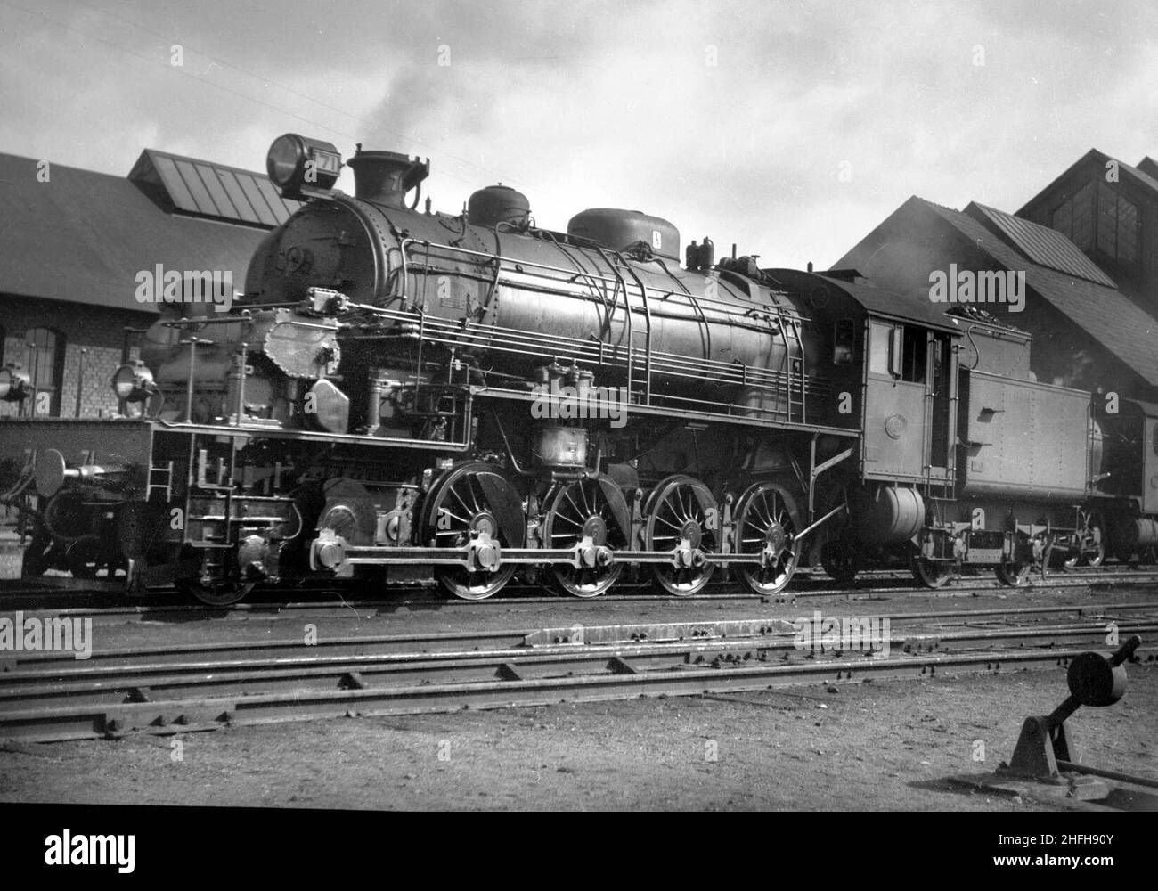 Swedish M3t Steam Turbine Locomotive Stock Photo