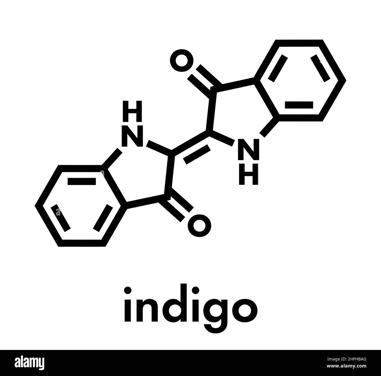 Indigotin Stock Vector Images Alamy