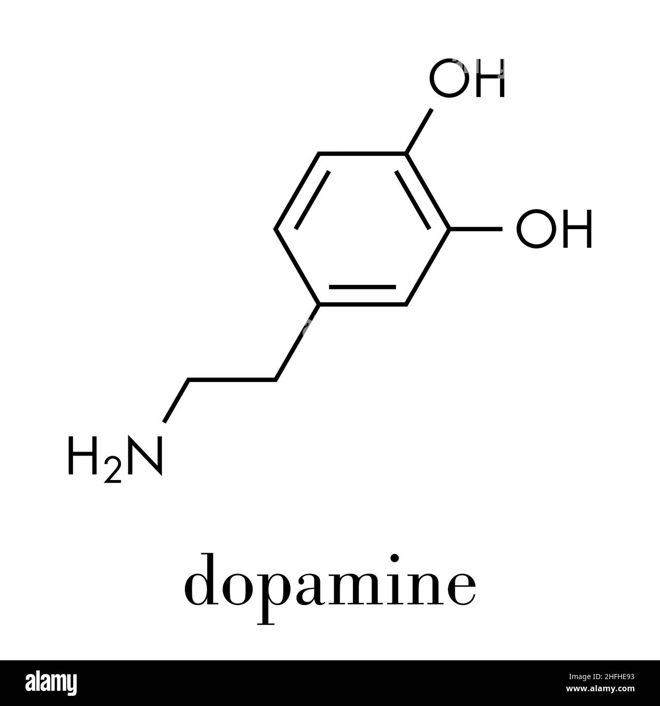 Dopamine Lewis Structure
