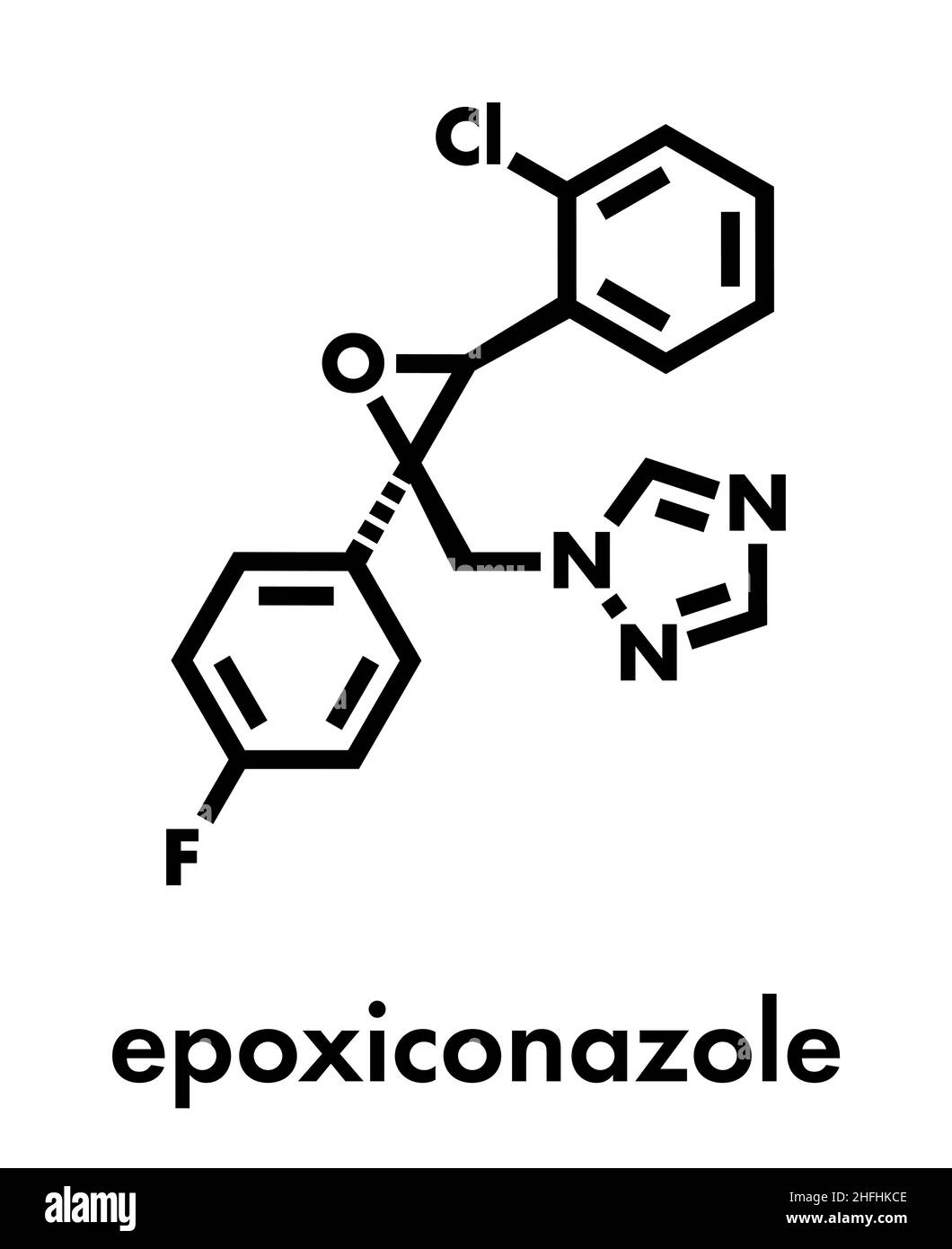 Epoxiconazole Fungicide Molecule Used In Agriculture For Crop 