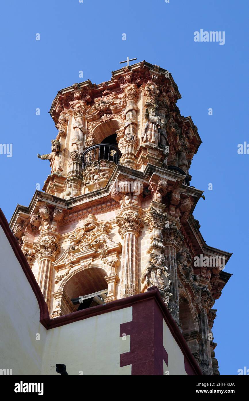 New Spanish baroque Church of Santa Prisca (Templo de Santa Prisca ...