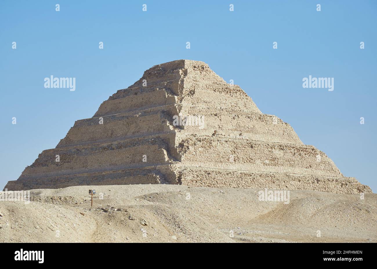 A View of the Step Pyramid of Djoser, Saqqara Stock Photo - Alamy