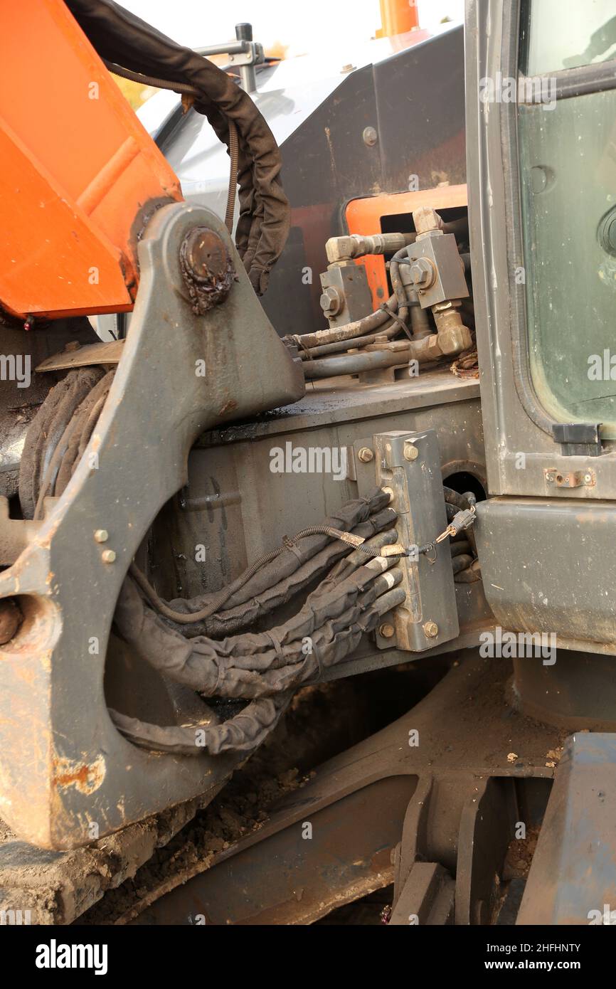 October 2015 - Details of construction plant Stock Photo