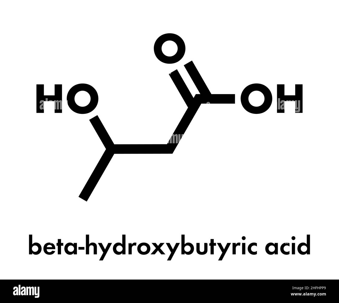 Beta hydroxybutyric acid molecule hi-res stock photography and images ...