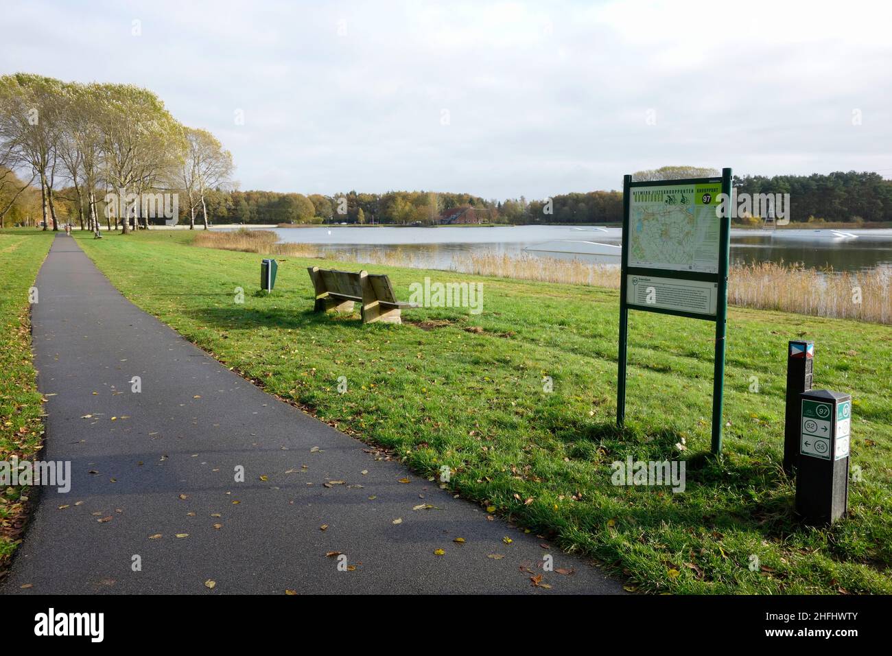 The Borgerswold park in Veendam, The Netherlands. Stock Photo