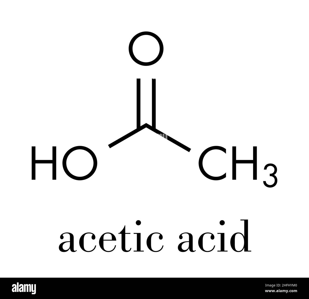 Acetic acid structure hires stock photography and images Alamy