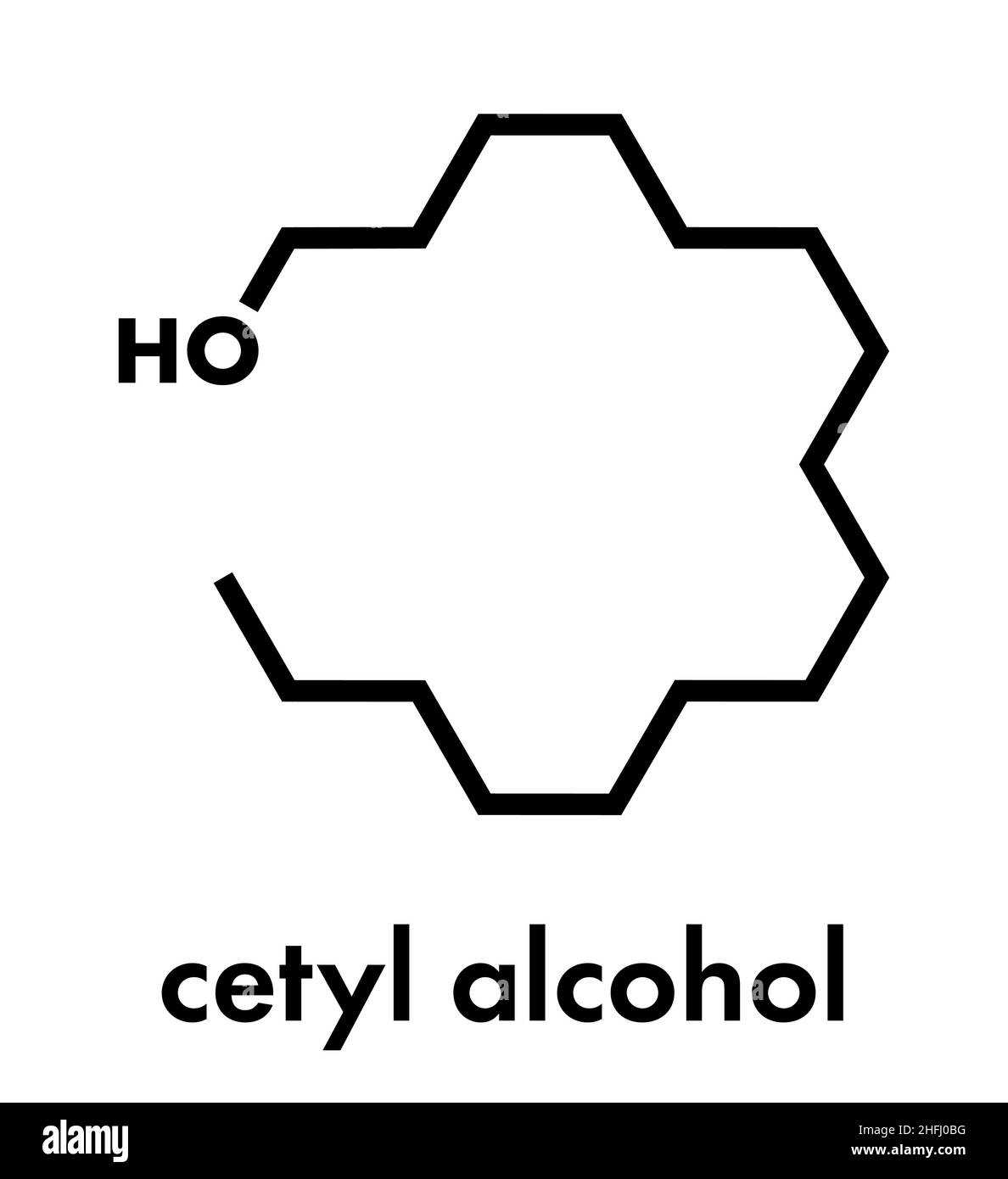 Cetyl alcohol molecule hi-res stock photography and images - Alamy