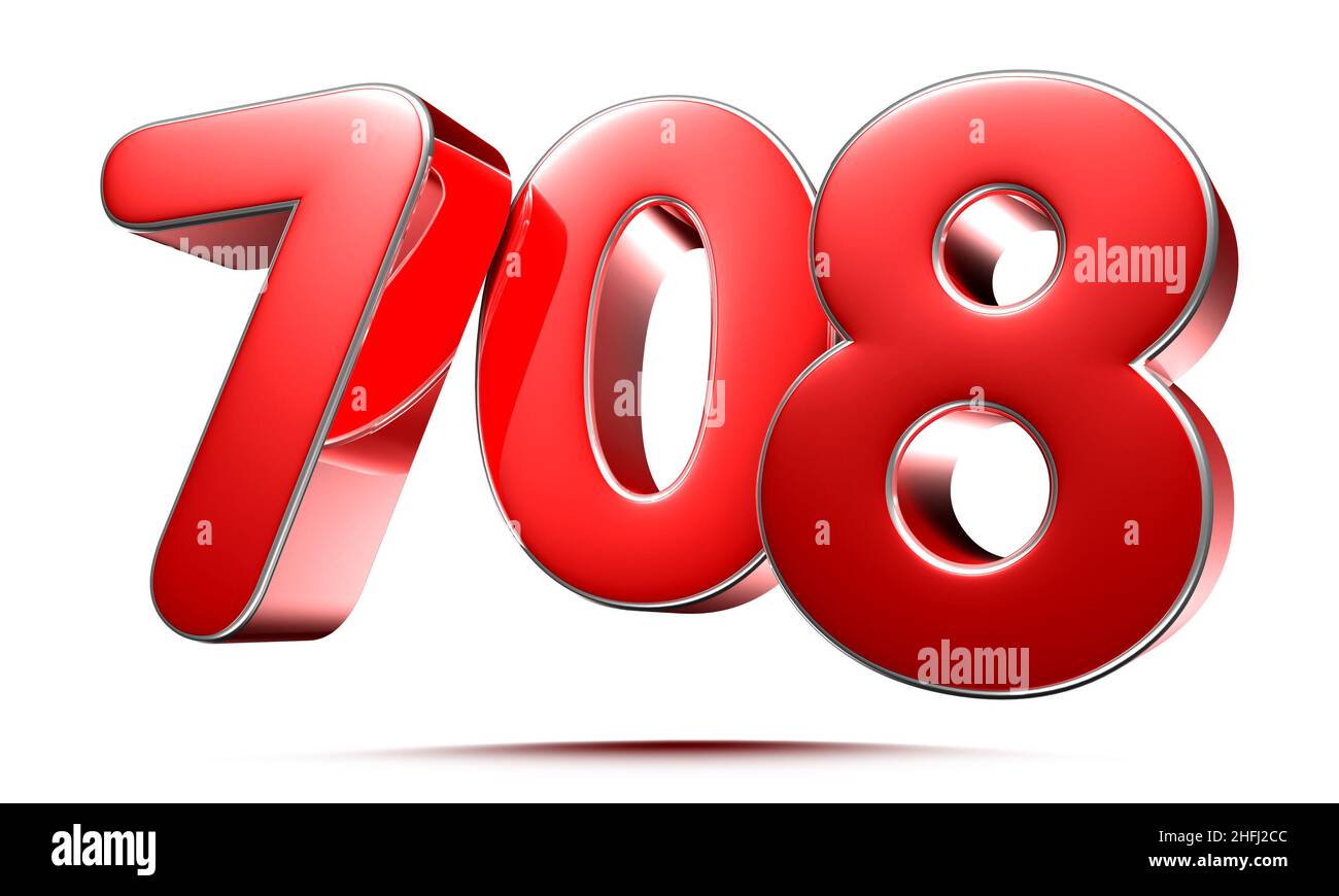 Number 708 Cut Out Stock Images & Pictures - Alamy
