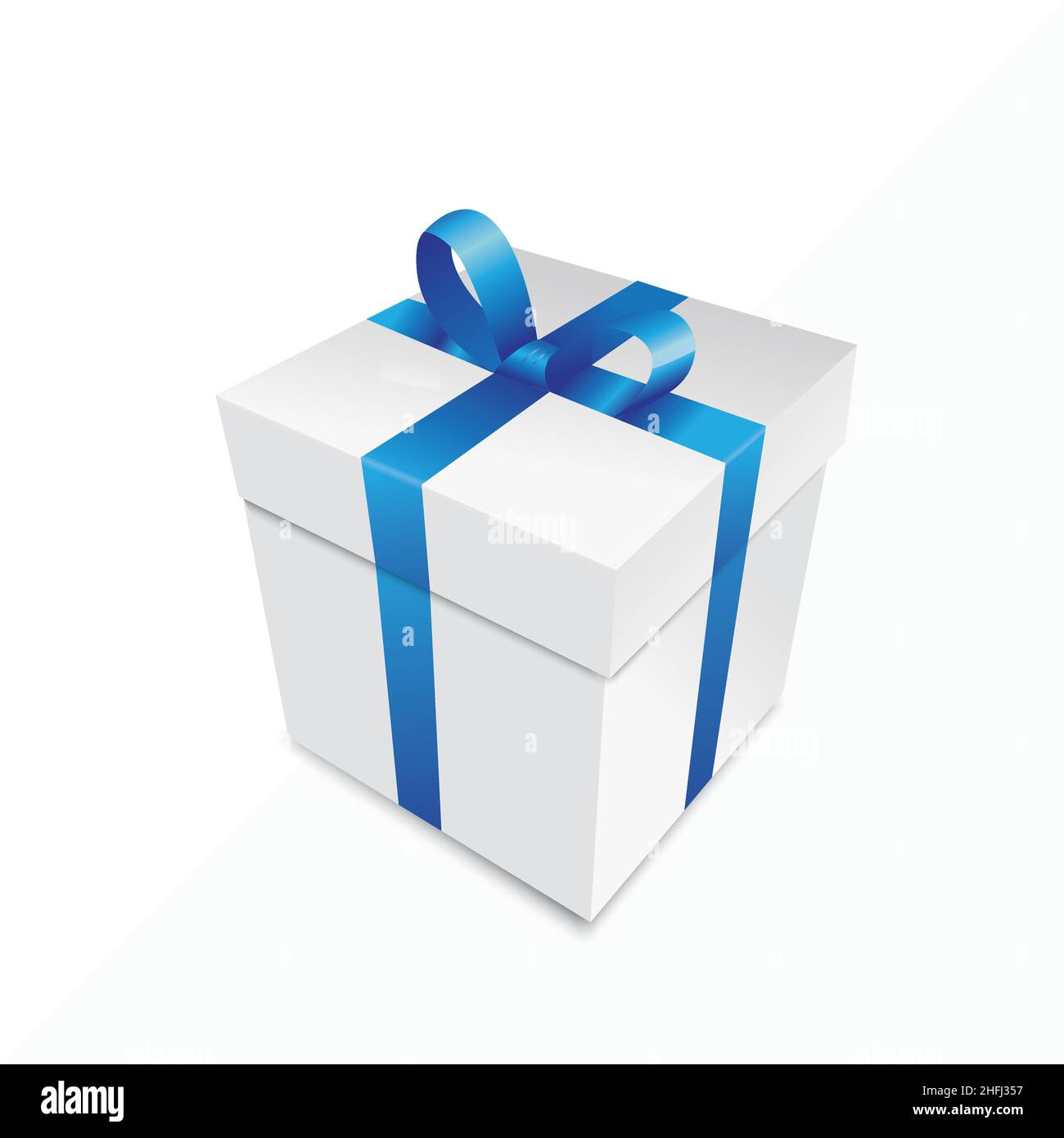 Blue Gift Box With Ribbon 3d 3d Realistic Blue Gift Boxes, Gift, Box,  Package PNG Transparent Image and Clipart for Free Download