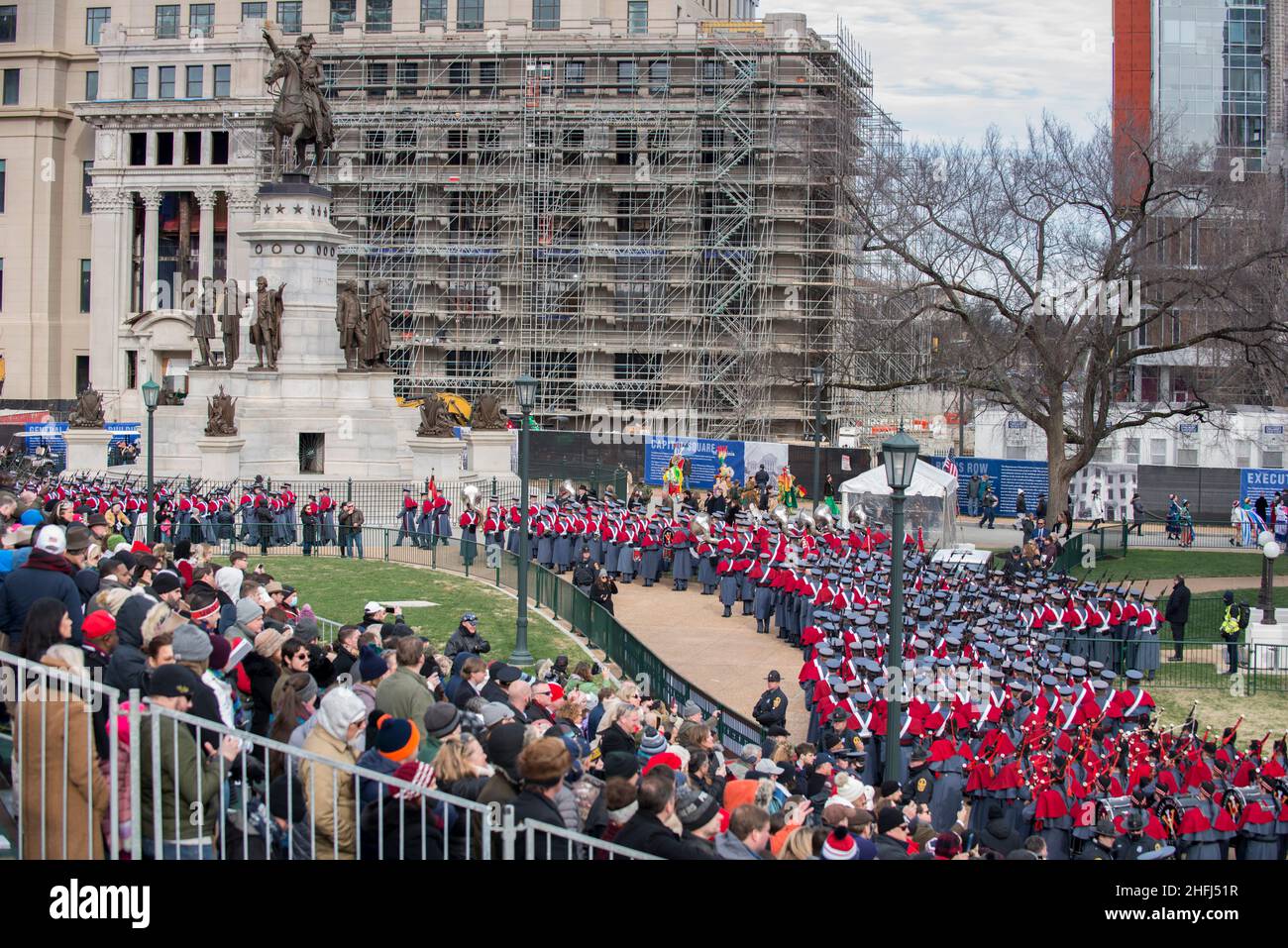 January 15, 2022. Virginia Governor Glenn Youngkin inaugural ceremony at Virginia State Capitol. Richmond VA, USA Stock Photo