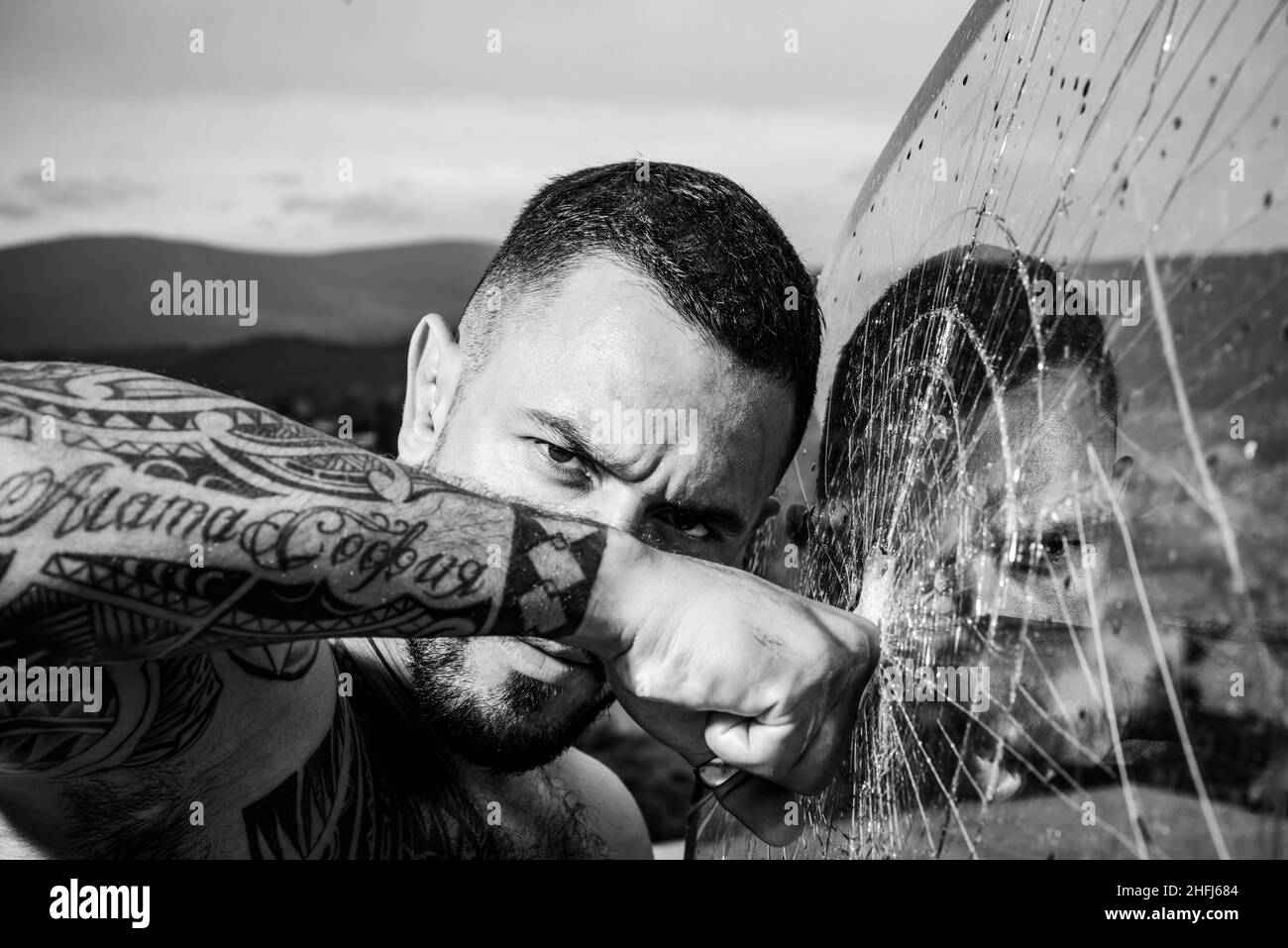 Bullet tattoo Black and White Stock Photos & Images - Alamy