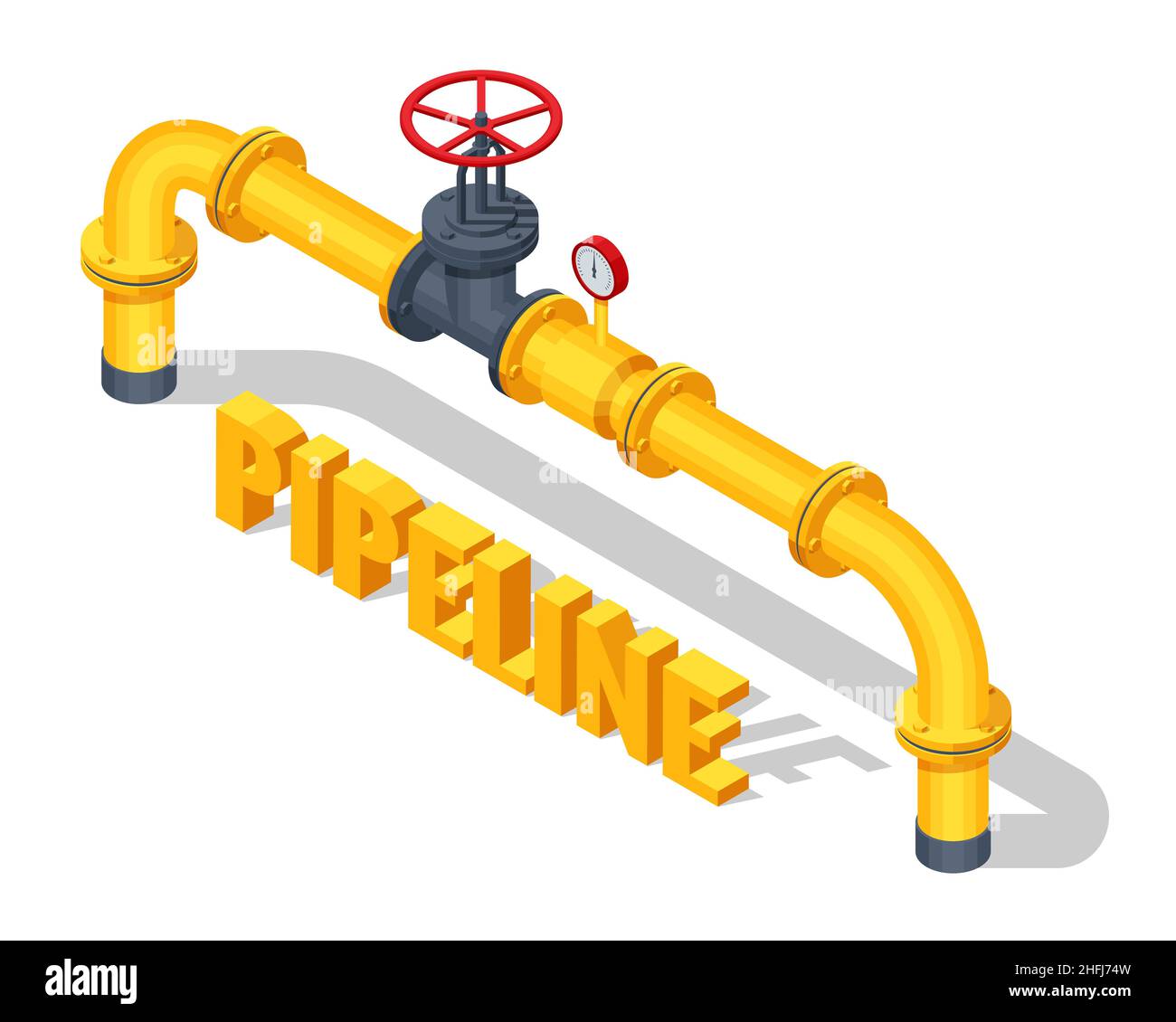 Isometric Valves and Piping, Communications, Stop Valves, Appliances