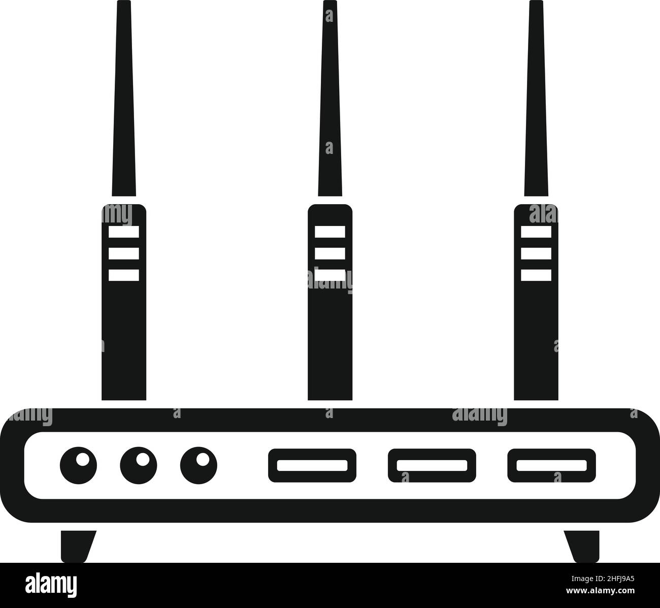 Modem icon simple vector. Wifi router. switch Stock Vector