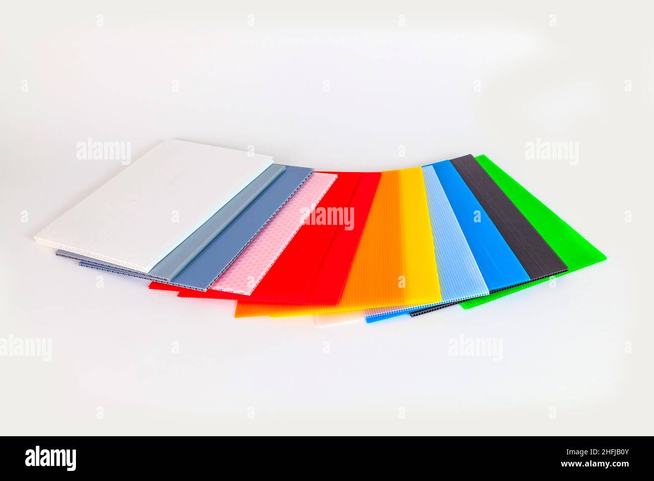 plastic packaging material in different colors Stock Photo Alamy