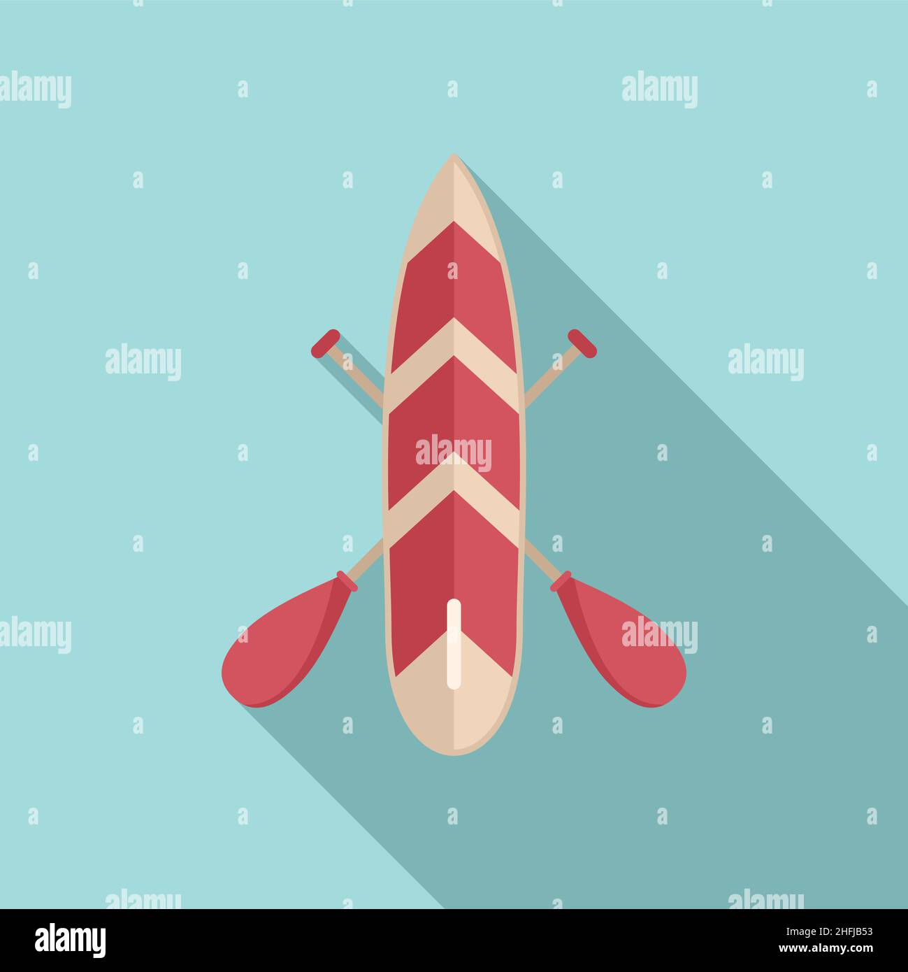 Sup surf icon flat vector. Paddle board. Lake surfer Stock Vector Image ...