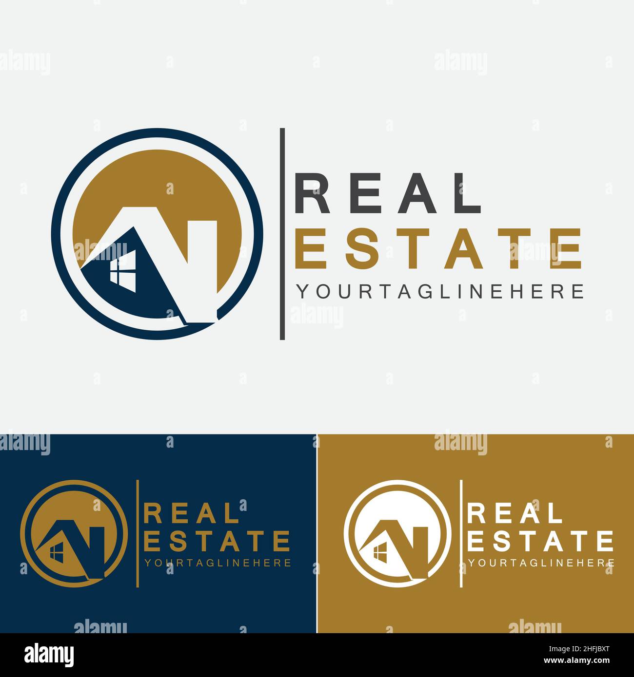 Real Estate Business Logo Template, Building, Property Development, and