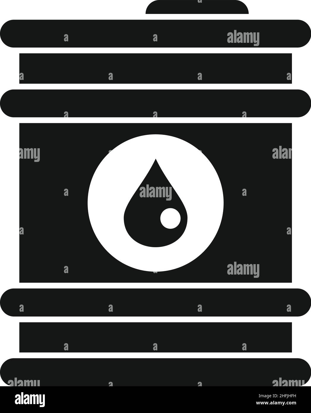 Petrol barrel icon simple vector. Global climate. Ecology disaster ...