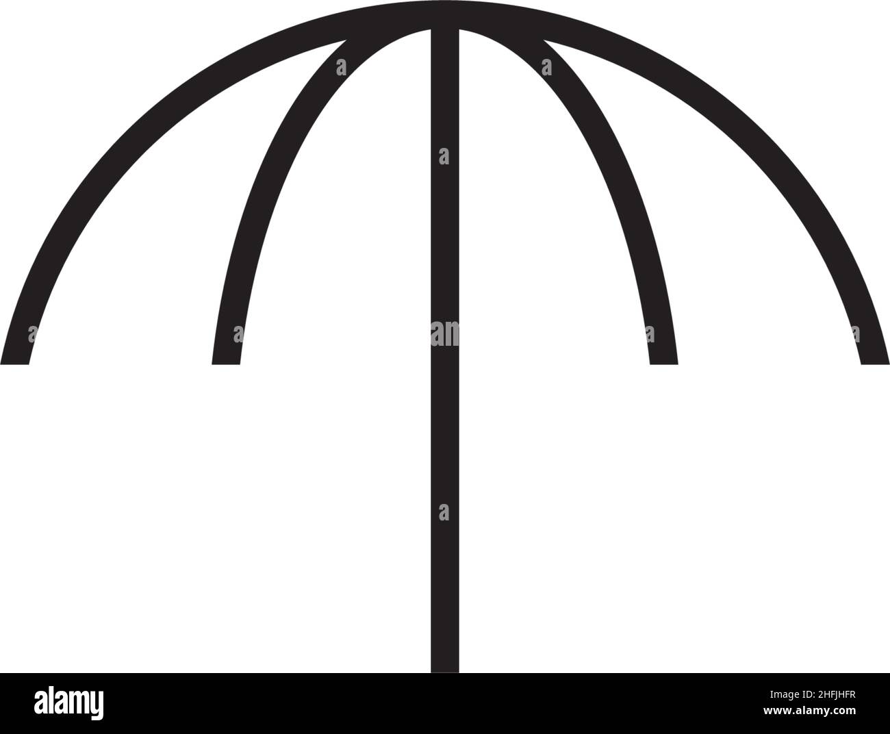 Umbrella icon logo design vector template Stock Vector Image & Art - Alamy