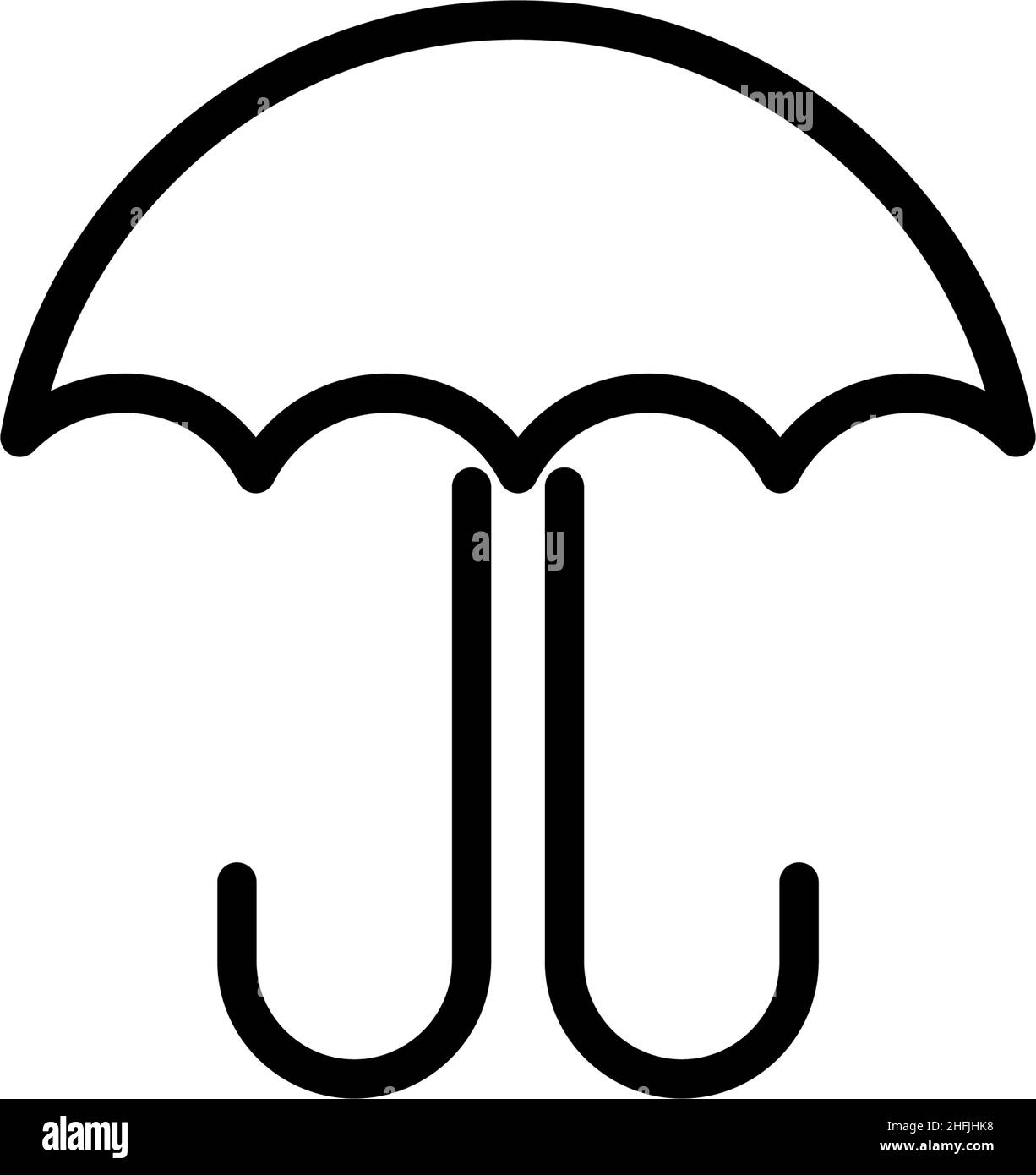 Umbrella logo design inspiration vector template Stock Vector Image