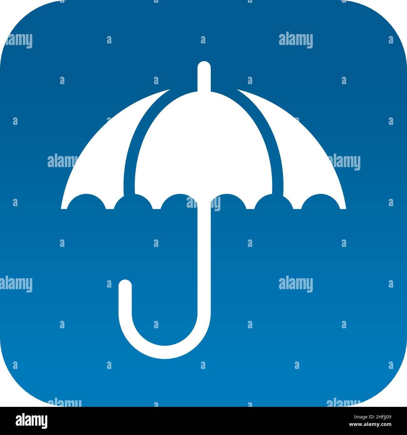 Umbrella icon logo design vector template Stock Vector Image & Art - Alamy