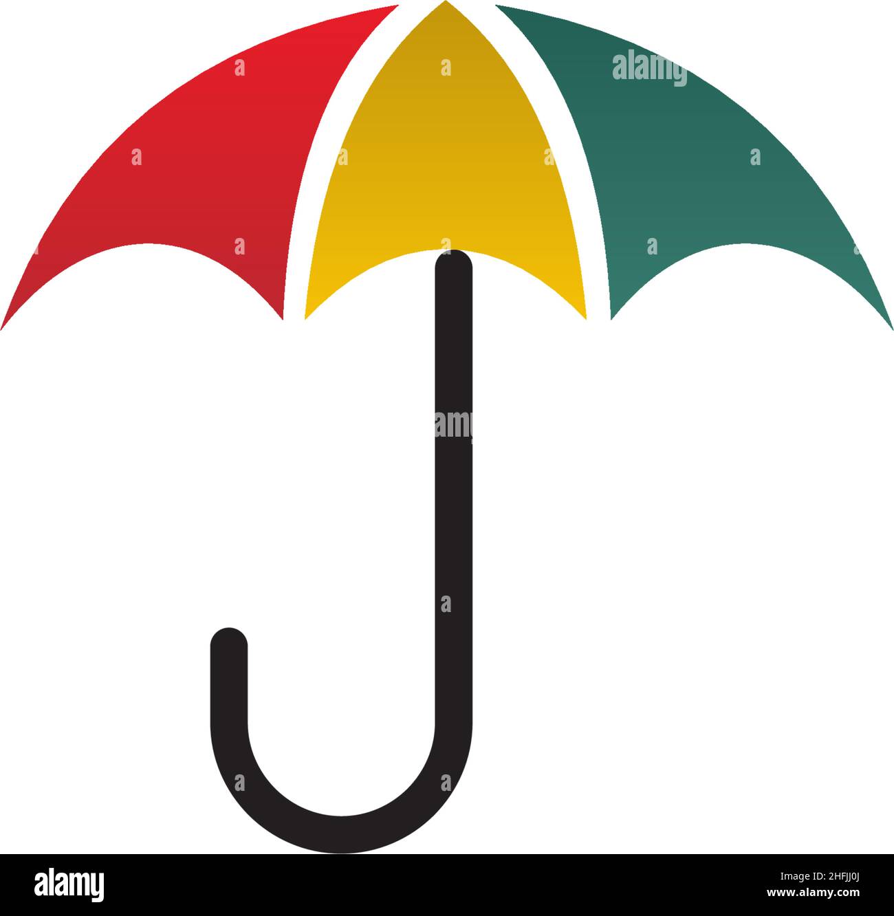 Umbrella icon logo design vector template Stock Vector
