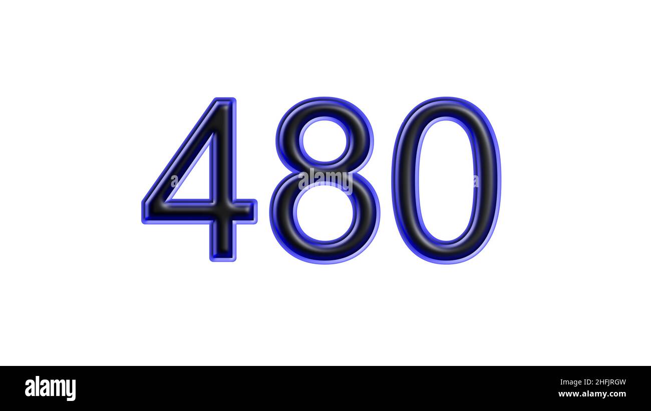 Number 480 Cut Out Stock Images & Pictures - Alamy