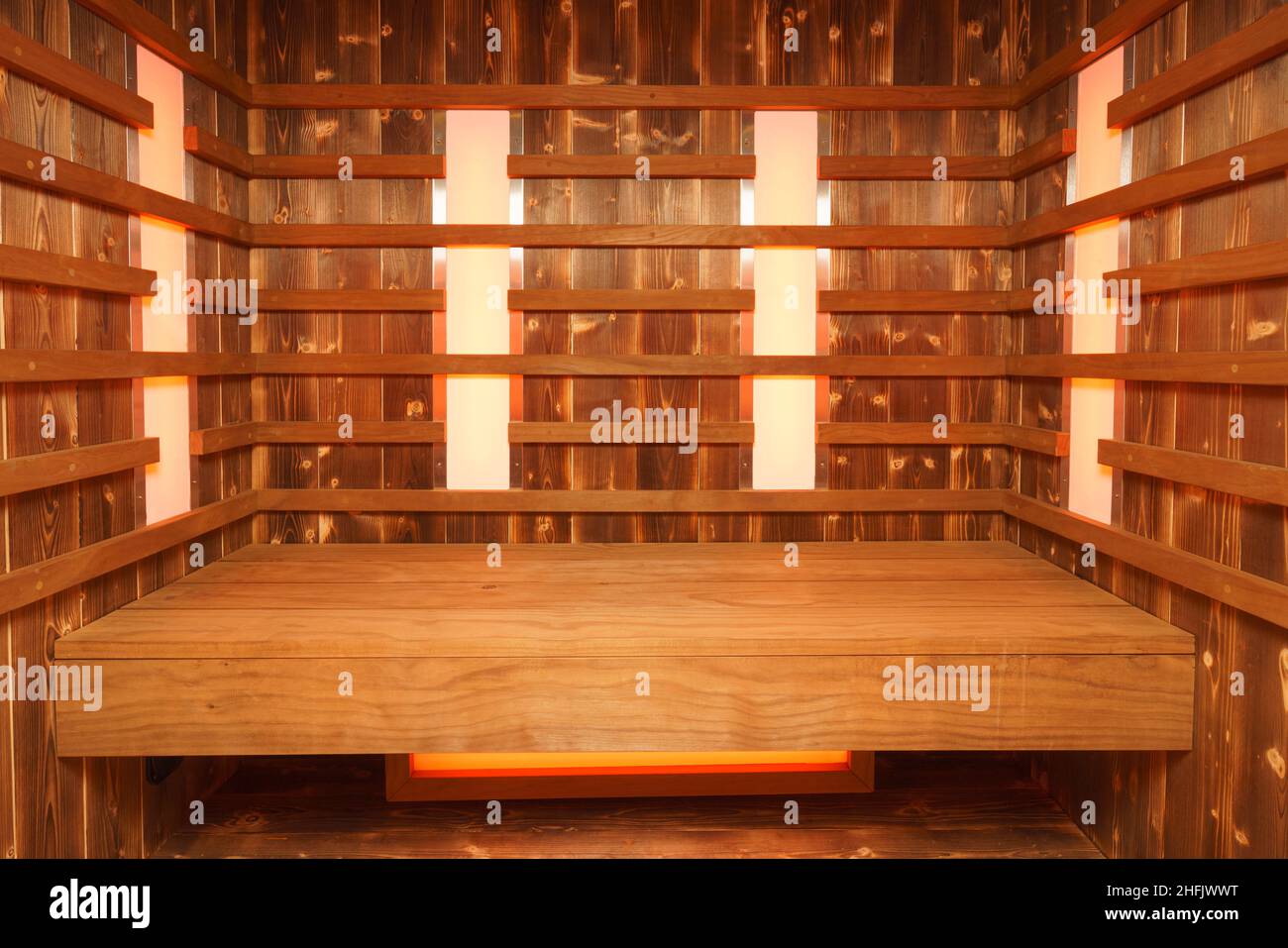 360 Photo Equirectangular Wooden sauna interior bench hi-res stock photography and images - Alamy