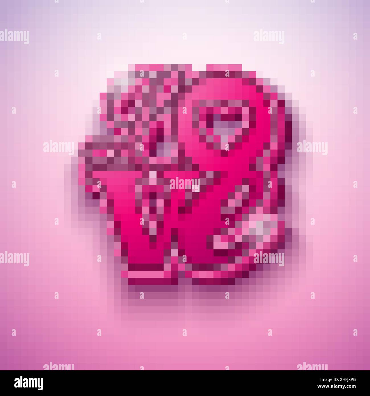 Happy Valentines Day Design with 3d Love Typography Letter on Light ...