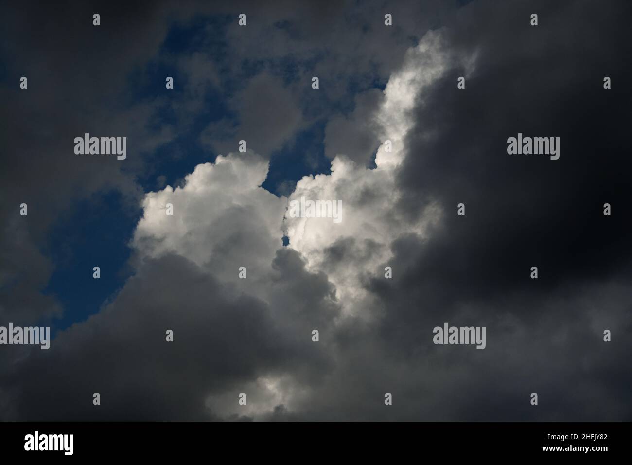 Dark Storm Clouds Stock Photo