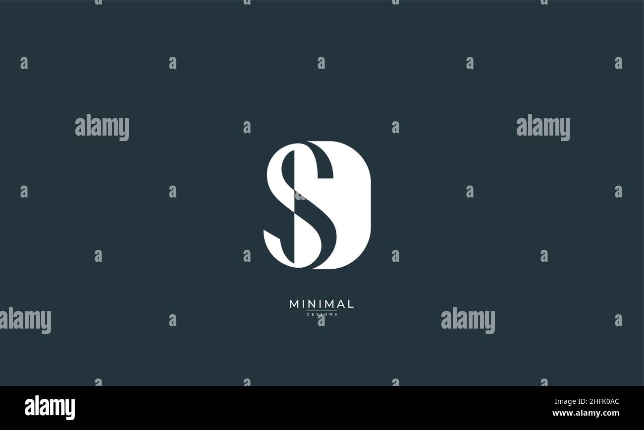 Alphabet letter icon logo SD Stock Vector