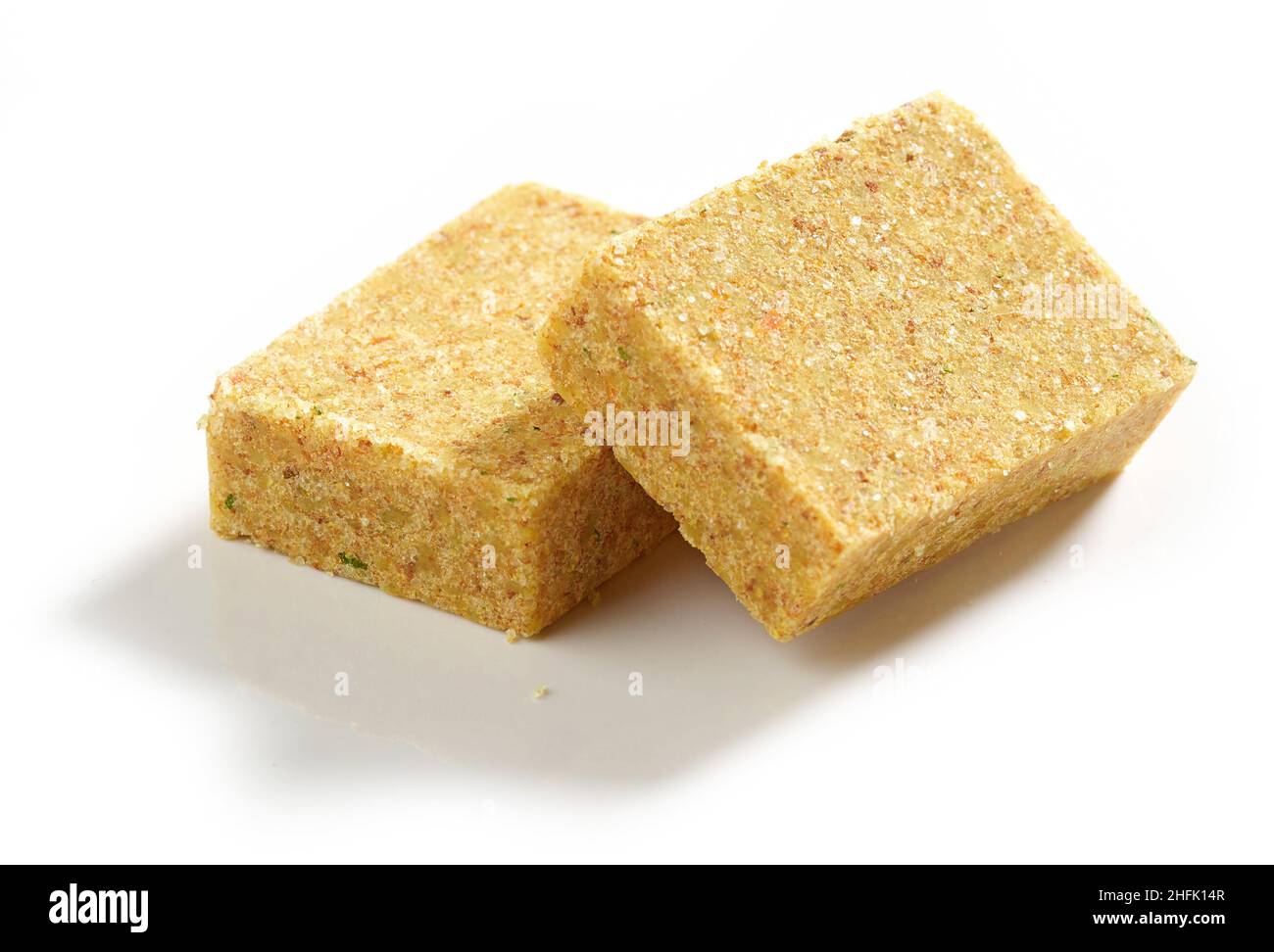 chicken broth cubes isolated on white background Stock Photo Alamy