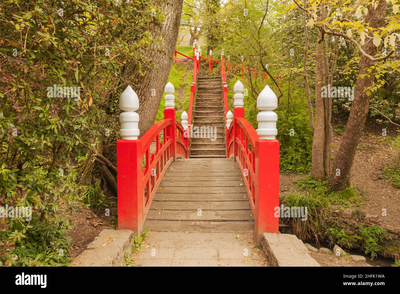Italian Bridge, Clyne Gardens, Blackpill, Swansea, South Wales, UK