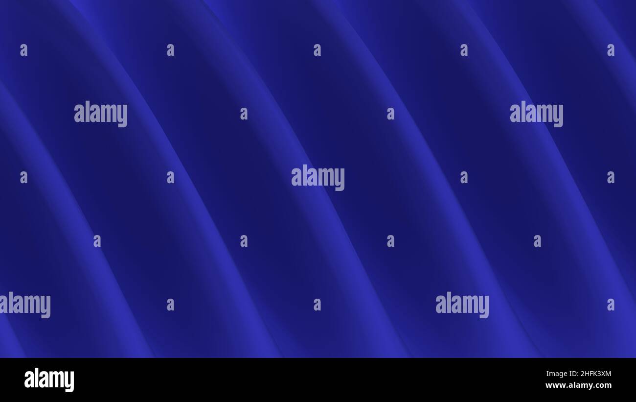 3D rendering. Geometric abstract background in blue color Stock Photo