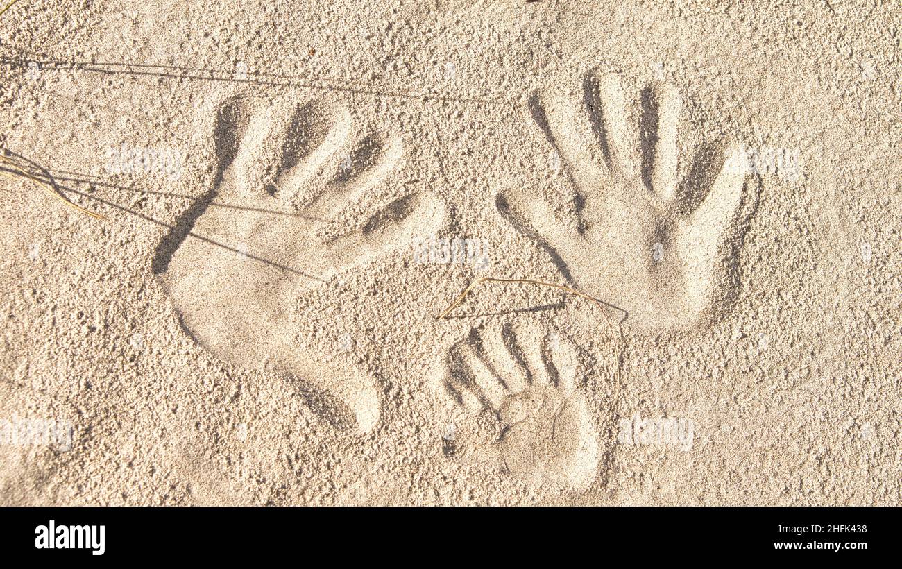 Children handprints hi-res stock photography and images - Alamy