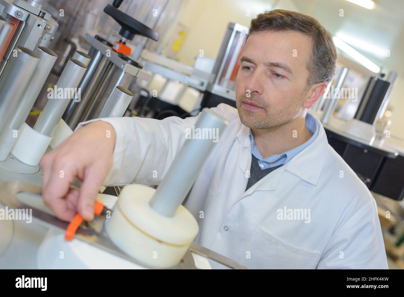 material engineer doing his work Stock Photo Alamy