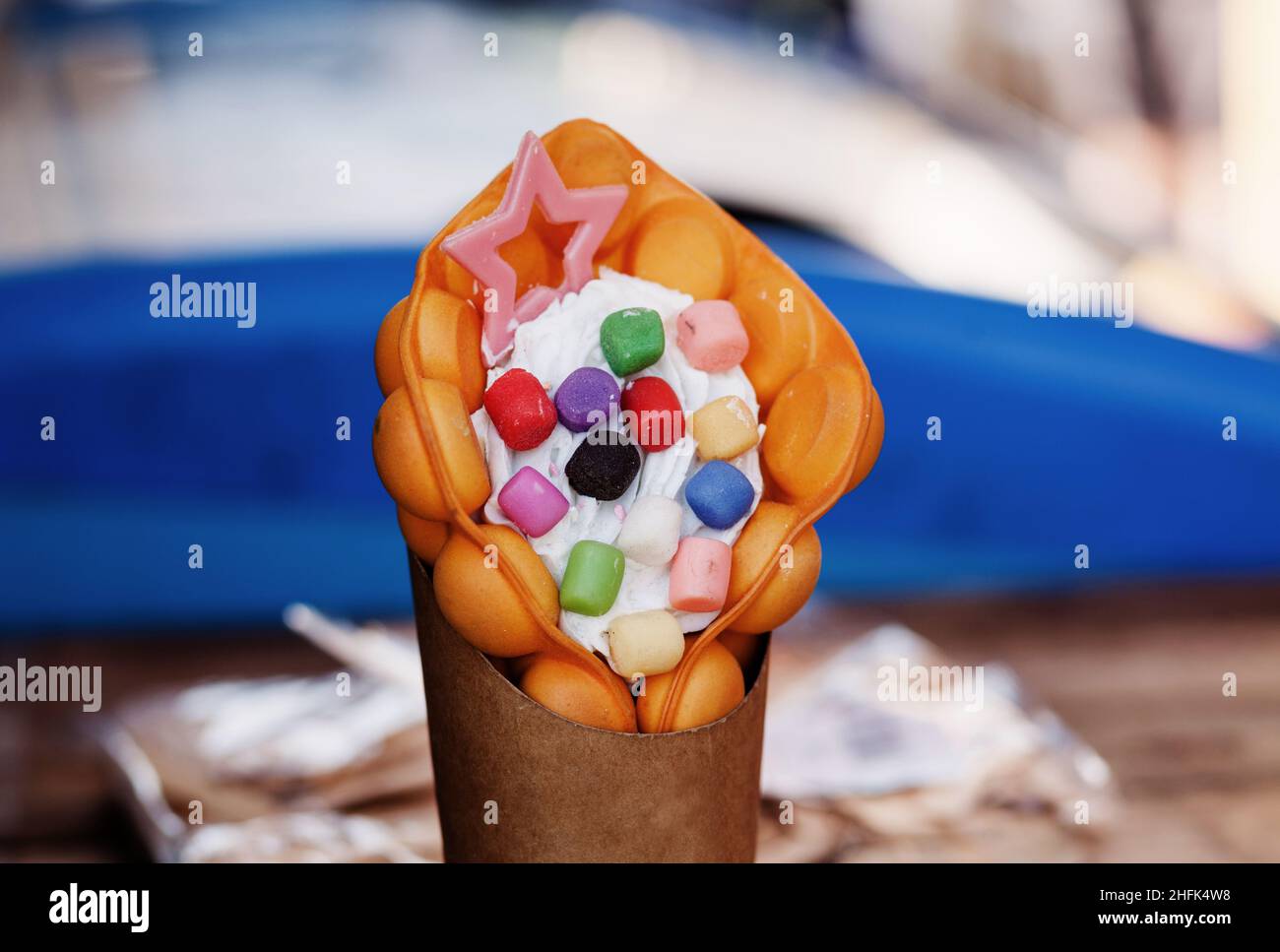 Hong kong street food marshmallow hires stock photography and images