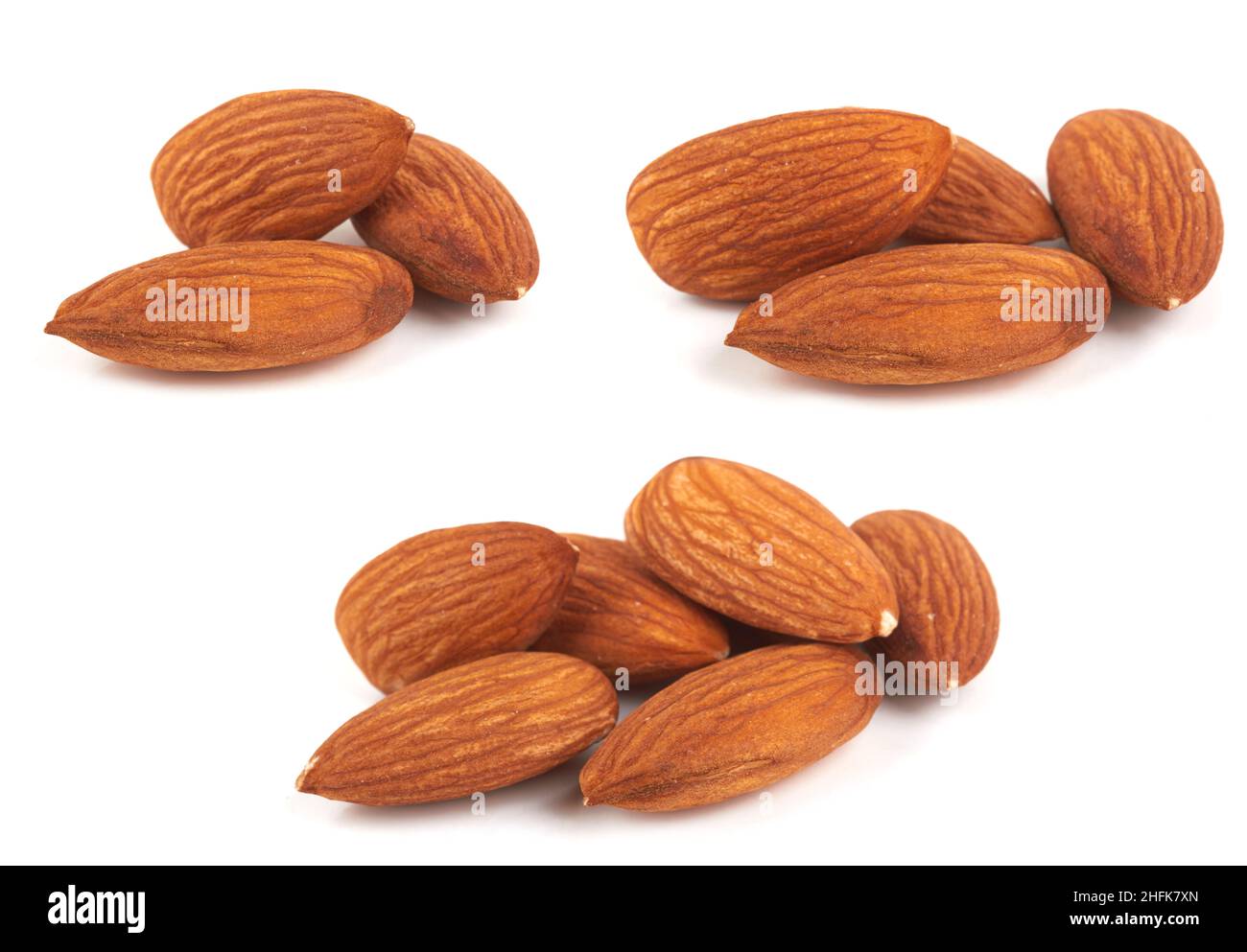 Almond isolated on white background Stock Photo - Alamy