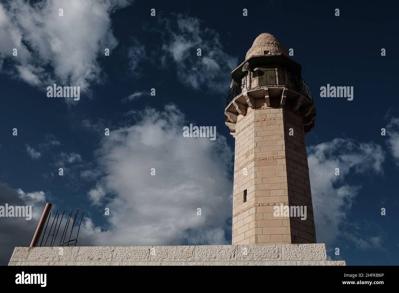 Jerusalem, Israel. 30th Nov, 2016. In this FILE PHOTO dated 30th November, 2016, only a minaret is visible on the rooftop of the Al Rahman mosque in the village of Bet Safafa. The Jerusalem Municipality has filed for a court order to demolish new golden dome, a Haram Al Sharif Temple Mount mockup, atop the Al Rahman Mosque in Jerusalem's Beit Safafa neighborhood. The municipality based its request claiming new top floor and dome were built without permits nor inspection of municipal engineers and are a threat to public safety. Credit: Nir Alon/Alamy Live News Stock Photo