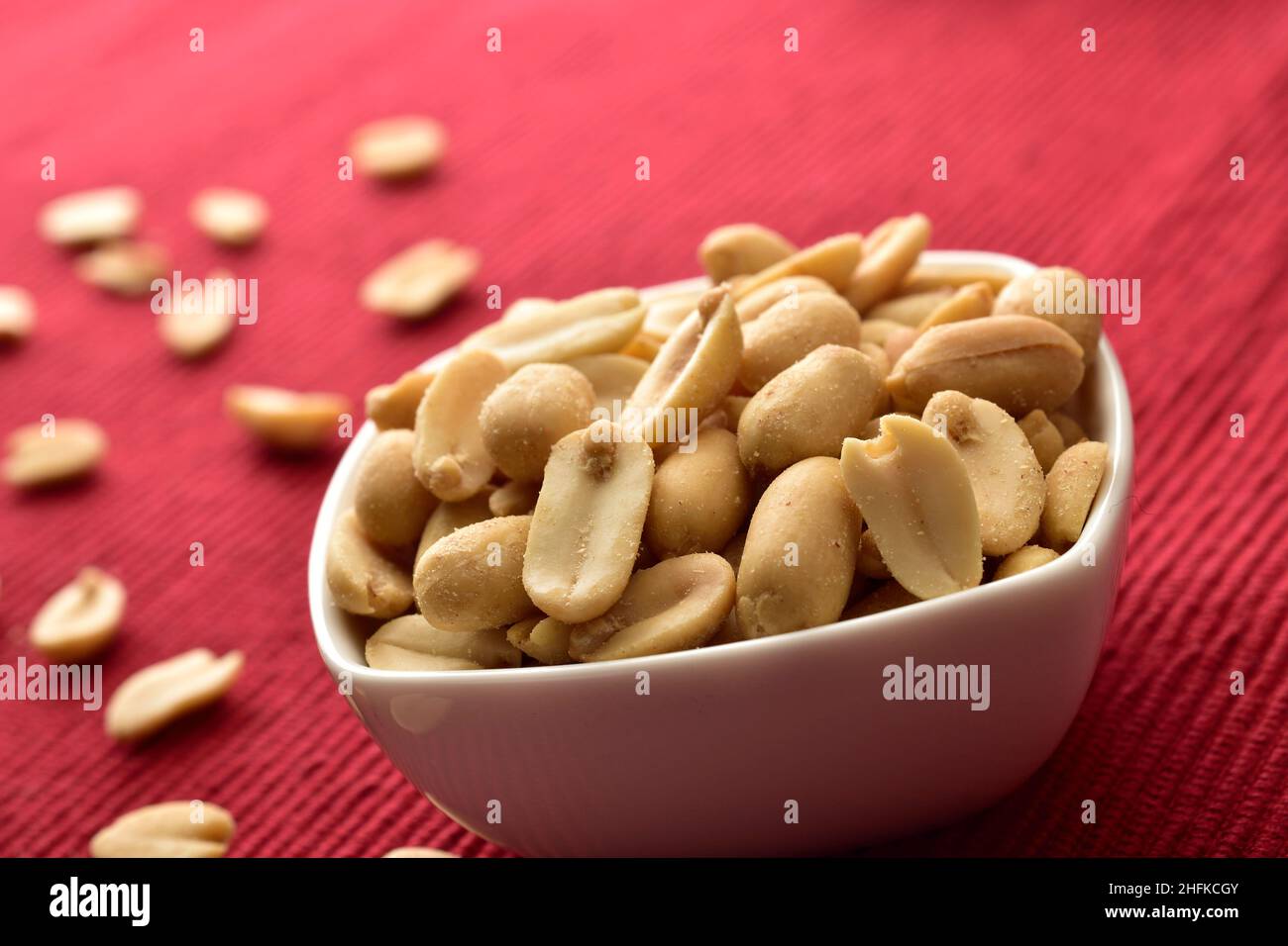 Bowl of Salted Peanuts, Healthy Snacks Stock Photo Alamy