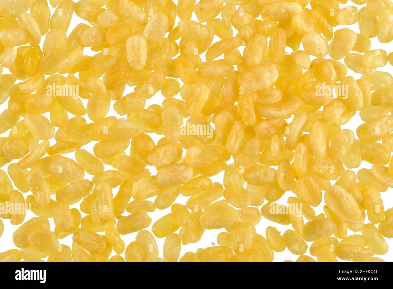 Top View of Yellow Moong Dal Namkeen Background Stock Photo
